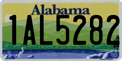 AL license plate 1AL5282