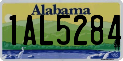 AL license plate 1AL5284