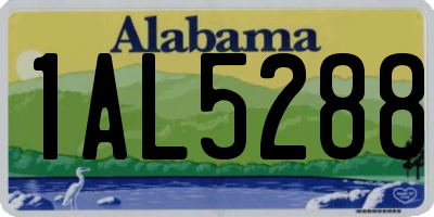 AL license plate 1AL5288