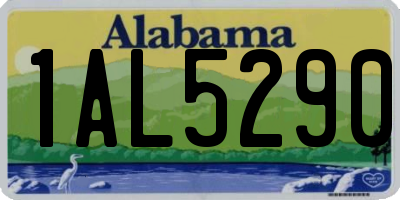 AL license plate 1AL5290