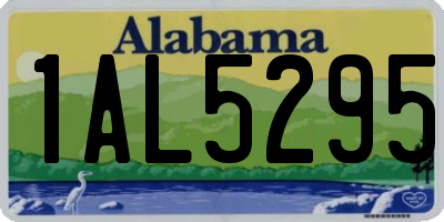 AL license plate 1AL5295
