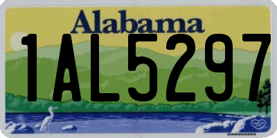 AL license plate 1AL5297
