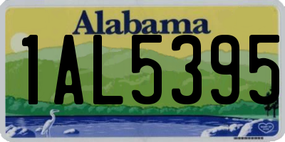 AL license plate 1AL5395
