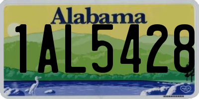 AL license plate 1AL5428