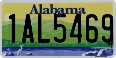 AL license plate 1AL5469