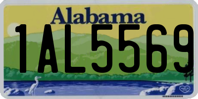 AL license plate 1AL5569