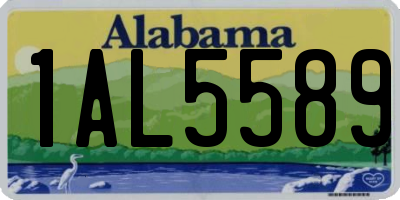 AL license plate 1AL5589