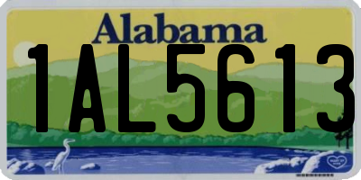 AL license plate 1AL5613