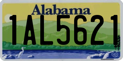 AL license plate 1AL5621
