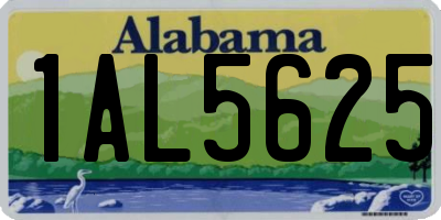 AL license plate 1AL5625