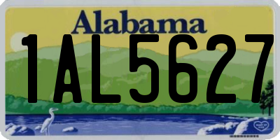 AL license plate 1AL5627