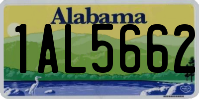 AL license plate 1AL5662