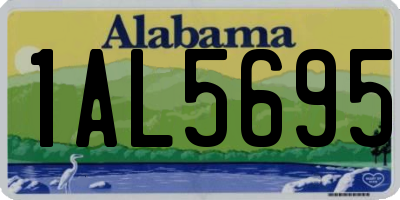 AL license plate 1AL5695