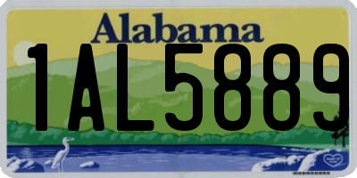 AL license plate 1AL5889