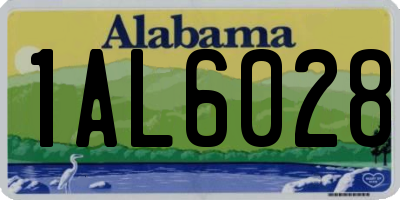 AL license plate 1AL6028