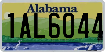 AL license plate 1AL6044