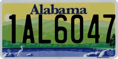 AL license plate 1AL6047