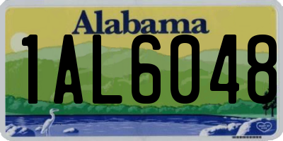 AL license plate 1AL6048