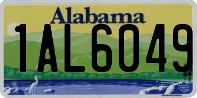 AL license plate 1AL6049