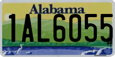 AL license plate 1AL6055