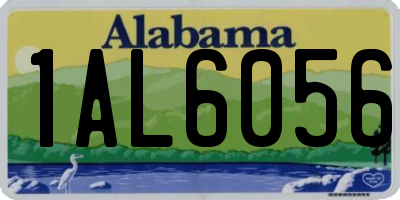 AL license plate 1AL6056