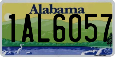 AL license plate 1AL6057