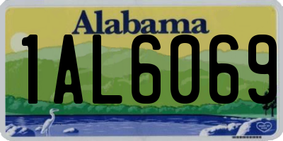 AL license plate 1AL6069