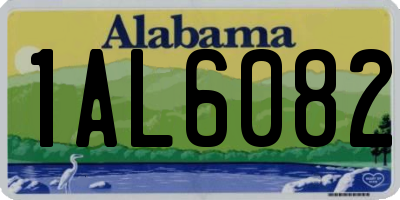 AL license plate 1AL6082