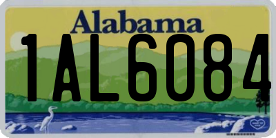AL license plate 1AL6084