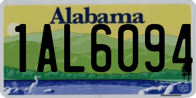 AL license plate 1AL6094