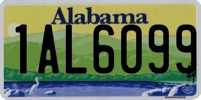 AL license plate 1AL6099