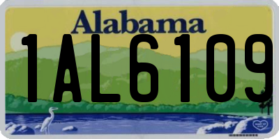 AL license plate 1AL6109