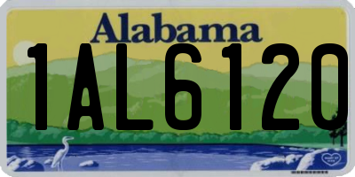 AL license plate 1AL6120