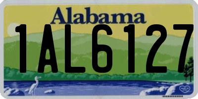 AL license plate 1AL6127