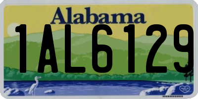 AL license plate 1AL6129