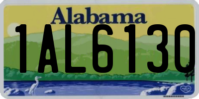 AL license plate 1AL6130