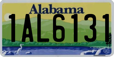 AL license plate 1AL6131