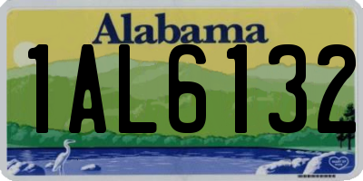 AL license plate 1AL6132