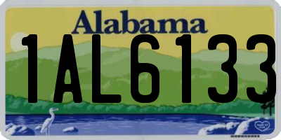 AL license plate 1AL6133