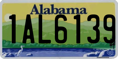 AL license plate 1AL6139