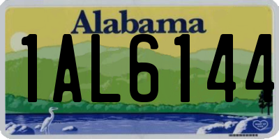 AL license plate 1AL6144