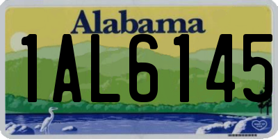 AL license plate 1AL6145
