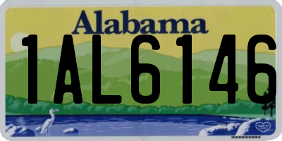 AL license plate 1AL6146