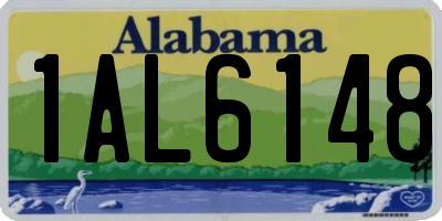 AL license plate 1AL6148