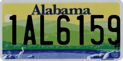 AL license plate 1AL6159