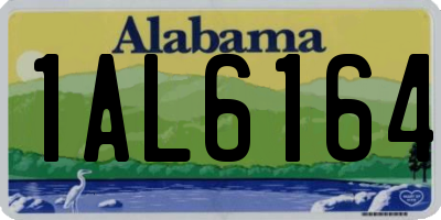 AL license plate 1AL6164