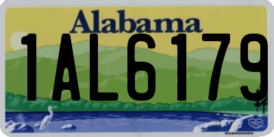 AL license plate 1AL6179