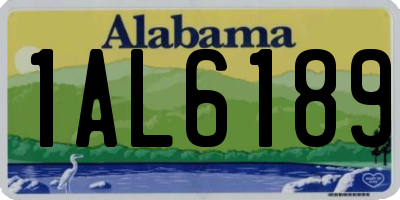 AL license plate 1AL6189