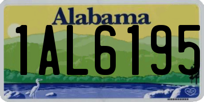 AL license plate 1AL6195
