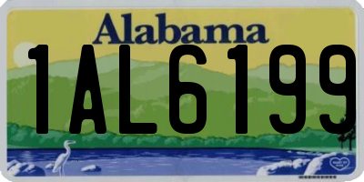 AL license plate 1AL6199